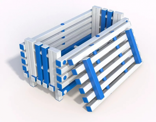 Скамья - ящик пластиковый для бассейна