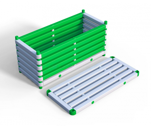 Скамья - ящик пластиковый для бассейна
