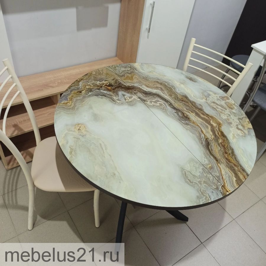 Стол круглый Норд раздвижной