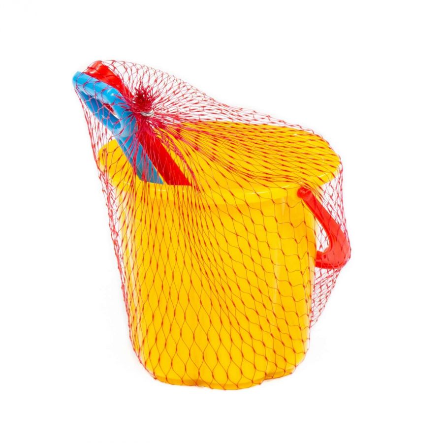 Набор №66: ведро-цветок малое, лопатка малая №3, грабельки малые №3