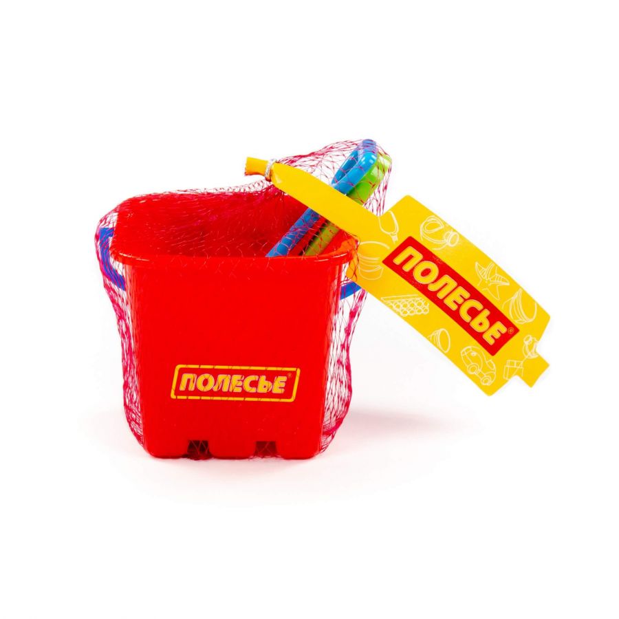 Набор №62: ведро-крепость малое, лопатка малая №3, грабельки малые №3