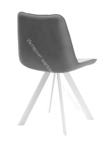 Стул Dikline поворотный 229 В22 GREY  Ножки белые