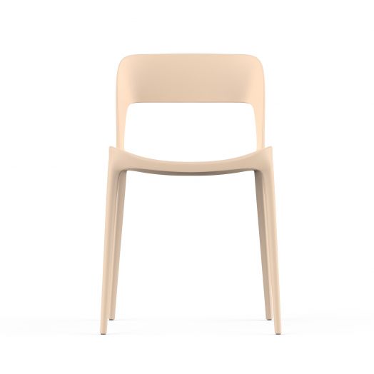 Стул пластиковый, штабелируемый ECLIPSE (бежевый)