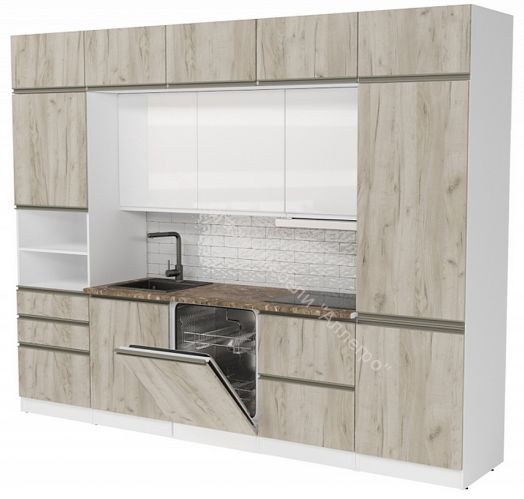 Кухонный гарнитур Антика экстра 5 3000 мм