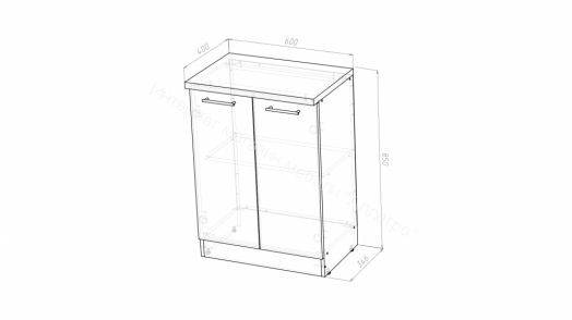 Кухонный гарнитур Терция мега прайм 1200х1600 мм