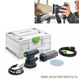 Эксцентриковая шлифмашина 400 Вт ETS 125 REQ-Plus в систейнере SYS3 M 187 FESTOOL 576069