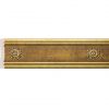 Багет Cosca Бордюр 80-5 Розетка Античное Золото W1080-5/G327 Д240хШ1.2хВ8см / Коска.