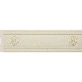 Багет Cosca Бордюр 80-5 Розетка Патина W1080-5/IV53 Д240хШ1.2хВ8см / Коска.