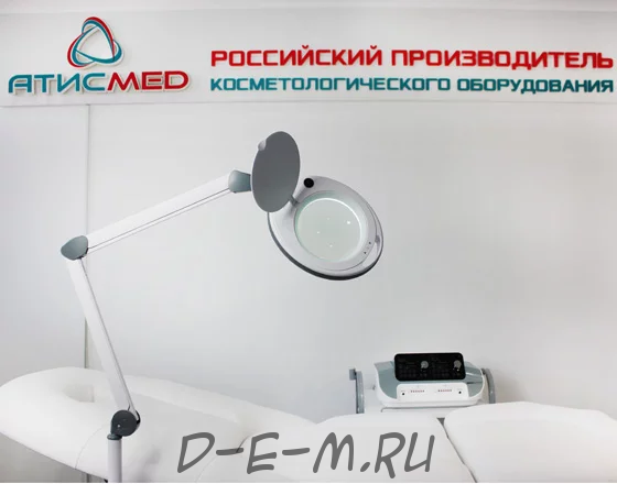 Косметологическая бестеневая светодиодная лампа-лупа АтисМед ЛЛ с РУ Минздрава