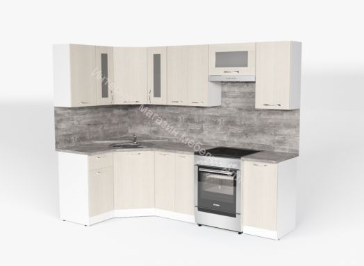 Кухонный гарнитур Лариса оптима 1 1300х2500 мм