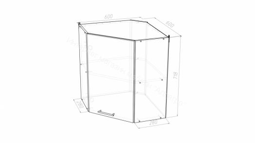 Кухонный гарнитур Лариса прайм 1 1200х1400 мм