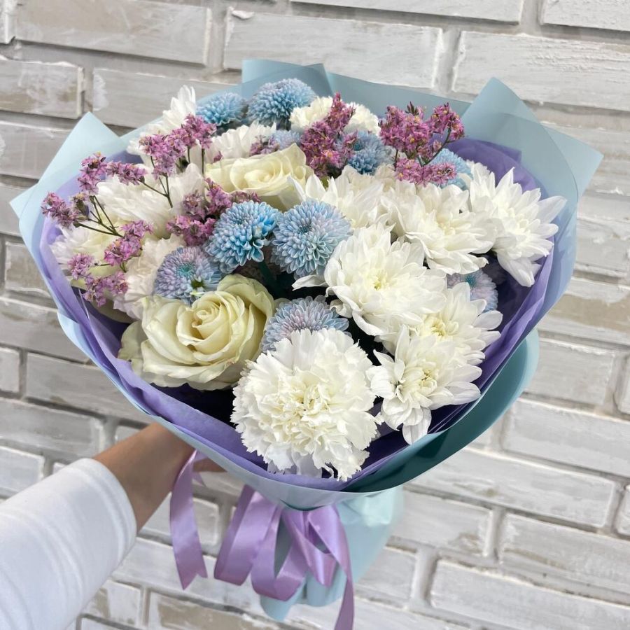 Голубой букет