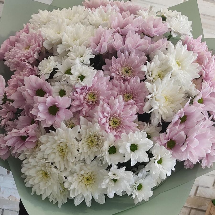 Букет хризантем микс 15шт