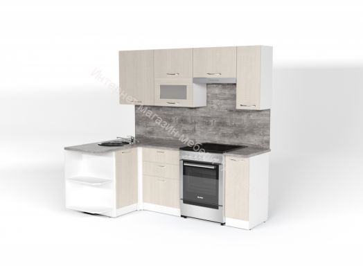 Кухонный гарнитур Лариса прайм 2 1300х2100 мм
