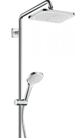 Душевая система Hansgrohe Croma E Showerpipe 27687000 с термостатом хром ФОТО