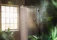 Душевая система Hansgrohe Raindance Select S Showerpipe 27633670 с термостатом черный матовый схема 7