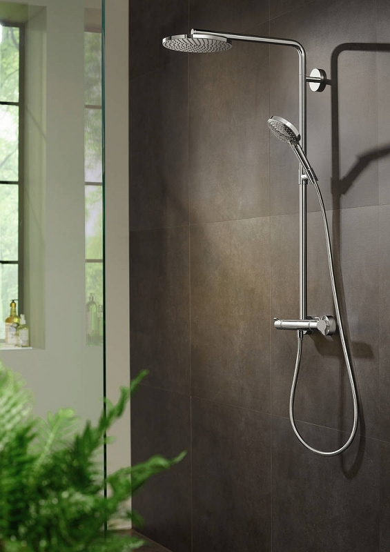 Душевая система Hansgrohe Raindance Select S 27633140 Бронза матовая схема 2