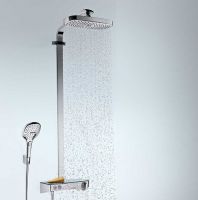 Душевая система Hansgrohe Raindance Select E 27126000 с термостатом хром схема 4