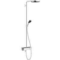 Душевая система Hansgrohe Pulsify S Showerpipe 260 1jet 24230000 с термостатом хром схема 1