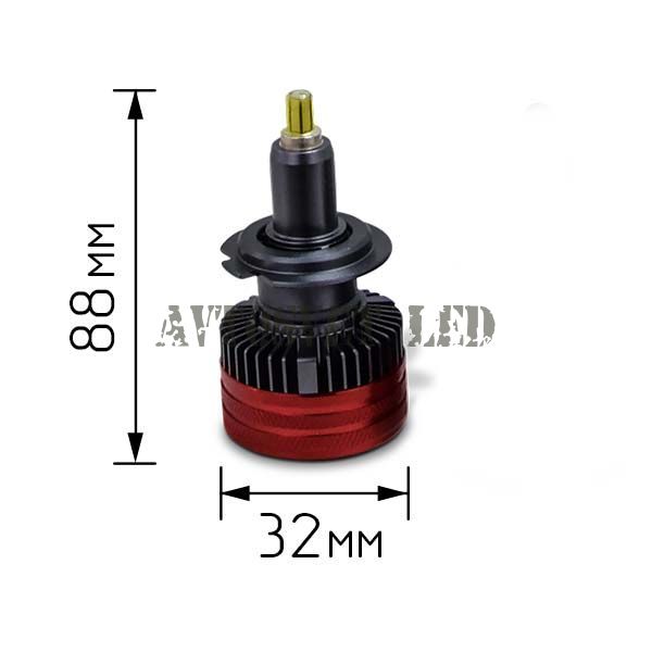 Автомобильные лампы светодиодные A1-H7-12-24V