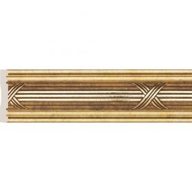 Багет Cosca Бордюр 80-7 Лента Античное Золото W1080-7/G327 Д240хШ1.2хВ8см / Коска.