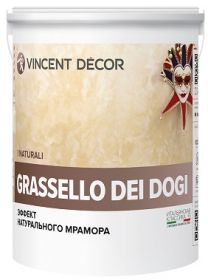 Декоративная Штукатурка Венецианская Vincent Decor Grassello Dei Dogi 4кг Эффект Натурального Мрамора /  Винсент Декор Грасселло Дей Доджи.