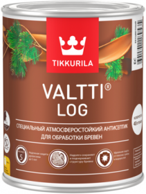 Антисептик Tikkurila Valtti Log 0.9л Палисандр для Обработки Бревен Атмосферостойкий / Тиккурила Валтти Лог.