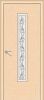 Межкомнатная Дверь Шпон Bravo Рондо Ф-22 БелДуб / Худ. 700x200мм (Полотно 1шт) / Браво.