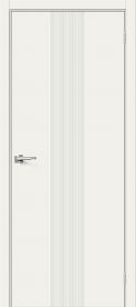 Межкомнатная Дверь Эмаль Bravo Граффити-21 Whitey 800x2000мм (Полотно+Коробка+5 Наличников) / Браво.