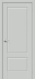 Межкомнатная Дверь ПЭТ Bravo Прима-12 Grey Silk 800x2000мм (Полотно 1шт) / Браво.