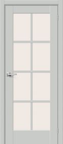 Межкомнатная Дверь ПЭТ Bravo Прима-11.1 Grey Silk / Magic Fog 900x2000мм (Полотно 1шт) / Браво.