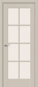 Межкомнатная Дверь ПЭТ Bravo Прима-11.1 Cream Silk / Magic Fog 800x2000мм (Полотно+Коробка+5 Наличников) / Браво.