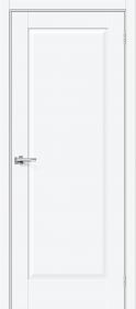 Межкомнатная Дверь ПЭТ Bravo Прима-10 White Silk 600x2000мм (Полотно+Коробка+5 Наличников) / Браво.