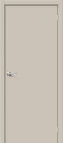 Межкомнатная Дверь ПЭТ Bravo Браво-0.П Cream Silk 900x2000мм (Полотно+Коробка+5 Наличников) / Браво.