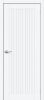 Межкомнатная Дверь ПЭТ Bravo Браво-40 White Silk 700x2000мм (Полотно+Коробка+5 Наличников) / Браво.