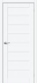 Межкомнатная Дверь ПЭТ Bravo Браво-20 White Silk 800x2000мм (Полотно+Коробка+5 Наличников) / Браво.