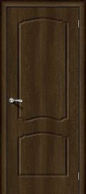 Межкомнатная Дверь Винил Bravo Альфа-1 Dark Barnwood 700x2000мм (Полотно 1шт) / Браво.
