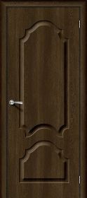 Межкомнатная Дверь Винил Bravo Скинни-32 Dark Barnwood 600x2000мм (Полотно+Коробка+5 Наличников) / Браво.
