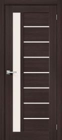 Межкомнатная Дверь с Экошпоном Bravo Браво-27 Wenge Melinga / Magic Fog 900x2000мм (Полотно+Коробка+5 Наличников) / Браво.