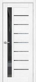 Межкомнатная Дверь с Экошпоном Bravo Браво-27 Snow Melinga / Mirox Grey 700x2000мм (Полотно 1шт) / Браво.