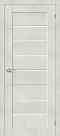 Межкомнатная Дверь с Экошпоном Bravo Браво-22 Bianco Veralinga / Magic Fog 600x2000мм (Полотно+Коробка+5 Наличников) / Браво.*