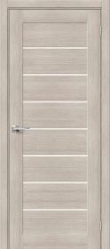 Межкомнатная Дверь с Экошпоном Bravo Браво-22 Cappuccino Melinga / Magic Fog 550x1900мм (Полотно+Коробка+5 Наличников) / Браво.