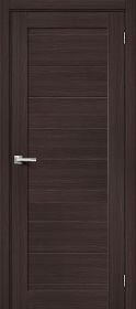 Межкомнатная Дверь с Экошпоном Bravo Браво-21 Wenge Melinga 600x2000мм (Полотно 1шт) / Браво.