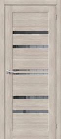 Межкомнатная Дверь с Экошпоном Bravo Браво-30 Cappuccino Melinga / Mirox Grey 600x2000мм (Полотно 1шт) / Браво.*