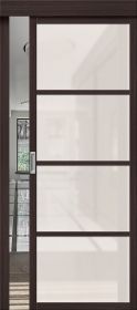 Межкомнатная Дверь с Экошпоном Bravo Твигги-11.3 Wenge Melinga / Magic Fog 600x2000мм (Полотно 1шт) / Браво.