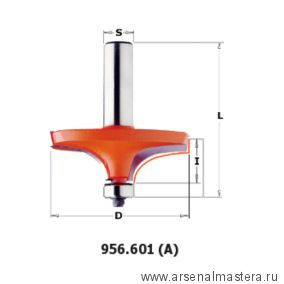 Фреза для перил верх (A) S12 D 63,5 x 19 A CMT 956.601.11