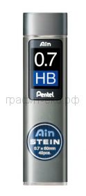 Грифели 0.7мм HB Pentel 40шт.Ain Stein C277-HB