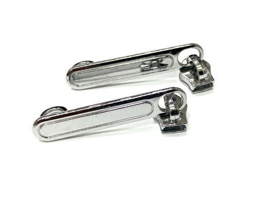 Бегунок для спиральной молнии чемодана #8 (никель)