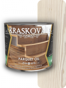 Масло Быстросохнущее Kraskovar Parquet Oil Белоснежный 2,2л для Пола и Паркета / Красковар