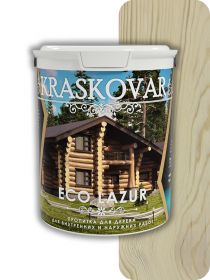 Пропитка для Дерева Kraskovar Eco Lazur Бесцветный 0,9л / Красковар